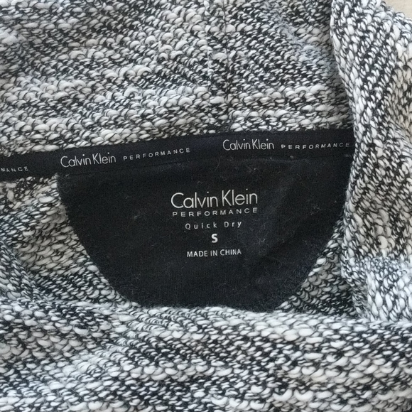 Calvin Klein sm black white sweatshirt performance - Picture 2 of 6
